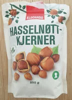 Mängden socker i Hasselnøttkjerner