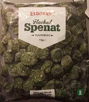 Mängden socker i Hackad Spenat