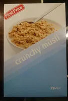 Mängden socker i Crunchy musli