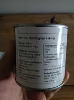 Mängden socker i Champignon