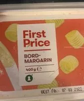 Mängden socker i Bord margarin