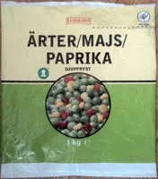 Mängden socker i Eldorado Ärter, majs & paprika