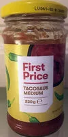 Mängden socker i First Price Tacosaus Medium