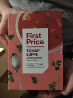 Mängden socker i Tomatsuppe med makroni tiberedt