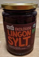 Mängden socker i Ekologisk Lingon Sylt