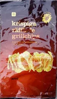 Mängden socker i Garant Krispiga räfflade grillchips