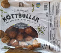 Mängden socker i Färdiglagade köttbullar