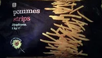 Mängden socker i Garant Pommes strips