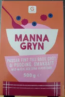 Mängden socker i Mannagryn