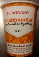 Mängden socker i Eldorado Snabbnudlar med smak av kyckling