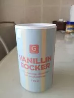 Mängden socker i Vanillin socker