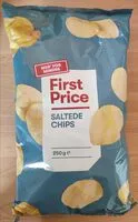 Mängden socker i Saltede Chips