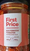Mängden socker i Soltørkede tomater