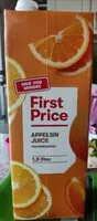 Mängden socker i First Price Appelsin Juice fra koncentrat