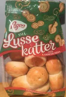 Mängden socker i Små lussekatter med kardemomme