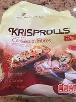 Mängden socker i Krisprolls Céréales et Fibres