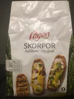 Mängden socker i Skorpor