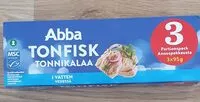 Mängden socker i Abba Tonfisk i vatten