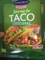 Mängden socker i Sauce mix pour tacos