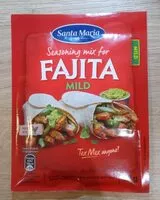 Mängden socker i Fajita seasoning mild