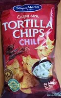 Mängden socker i Crispy Corn Tortillia Chips - Chili