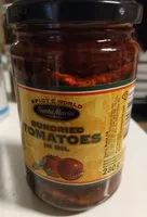 Mängden socker i Sun dried tomatoes in oil