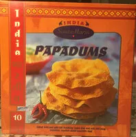 Mängden socker i Papadums