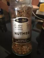 Mängden socker i Noix de muscade