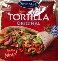 Mängden socker i 6 Tortillas super  soft