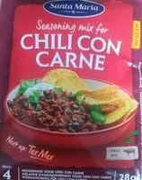 Mängden socker i Mix pour chili con carne