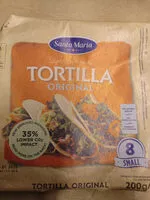 Mängden socker i Mini Tortilla