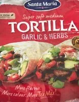 Mängden socker i Tortilla - garlics & herbs