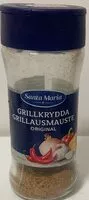 Mängden socker i Grillkrydda
