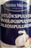 Mängden socker i Vitlökspulver