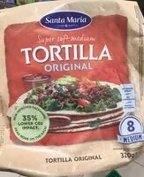 Mängden socker i Tortilla Orginal