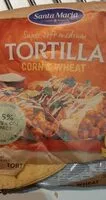 Mängden socker i Tortilla Corn & Wheat