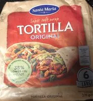 Mängden socker i Tortilla wrap
