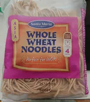 Mängden socker i Whole wheat noodles