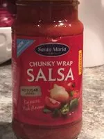 Mängden socker i Chunky wrap salsa