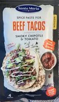 Mängden socker i Beef tacos