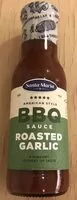 Mängden socker i American style BBQ sauce roasted garlic