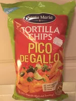 Mängden socker i Tortilla Chips Pico de Gallo