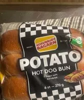 Mängden socker i Potatis Hot Dog Bun