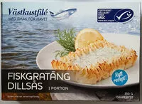 Mängden socker i Fiskgratäng Dillsås