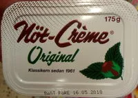 Mängden socker i Nöt-Crème Original