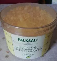 Mängden socker i Escamas de Sal marino del mediterráneo con limón