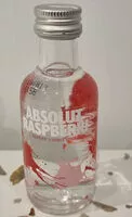 Mängden socker i Absolut Raspberry 50ml
