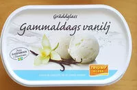 Mängden socker i Gräddglass - Gammaldags vanilj