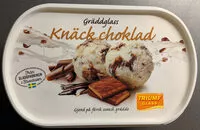 Mängden socker i Gräddglass Knäck Choklad