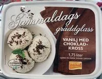 Mängden socker i Gammaldags Gräddglass - Vanilj med Chokladkross